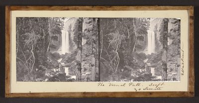 The Vernal Fall, 300 ft, Yosemite by Carleton E. Watkins
